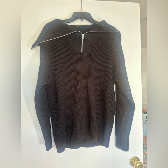 Terra & Sky Sweaters - Terra & Sky Men's Dark Brown Zip-Up Sweater